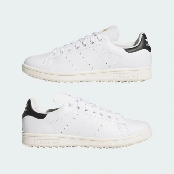 adidas | Shoes | New Golf Adidas Stan Smith Unisex White And Navy Spikeless  Golf Sneakers | Poshmark